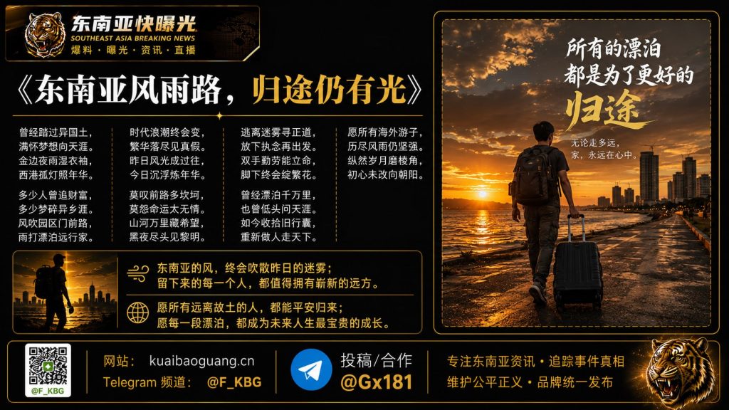柬埔寨｜海外华人面对东南亚风雨，坚韧归途仍有光明，重新踏上希望之路