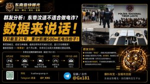东帝汶资讯｜警方连续突击搜查多处窝点，大批外籍电诈人员落网