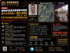 缅甸资讯｜妙瓦底瓦莱度假村奇力公司被曝涉嫌人口贩卖与非法拘禁