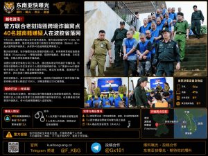 越南｜警方联合老挝捣毁跨境诈骗窝点，40名越南籍嫌疑人落网