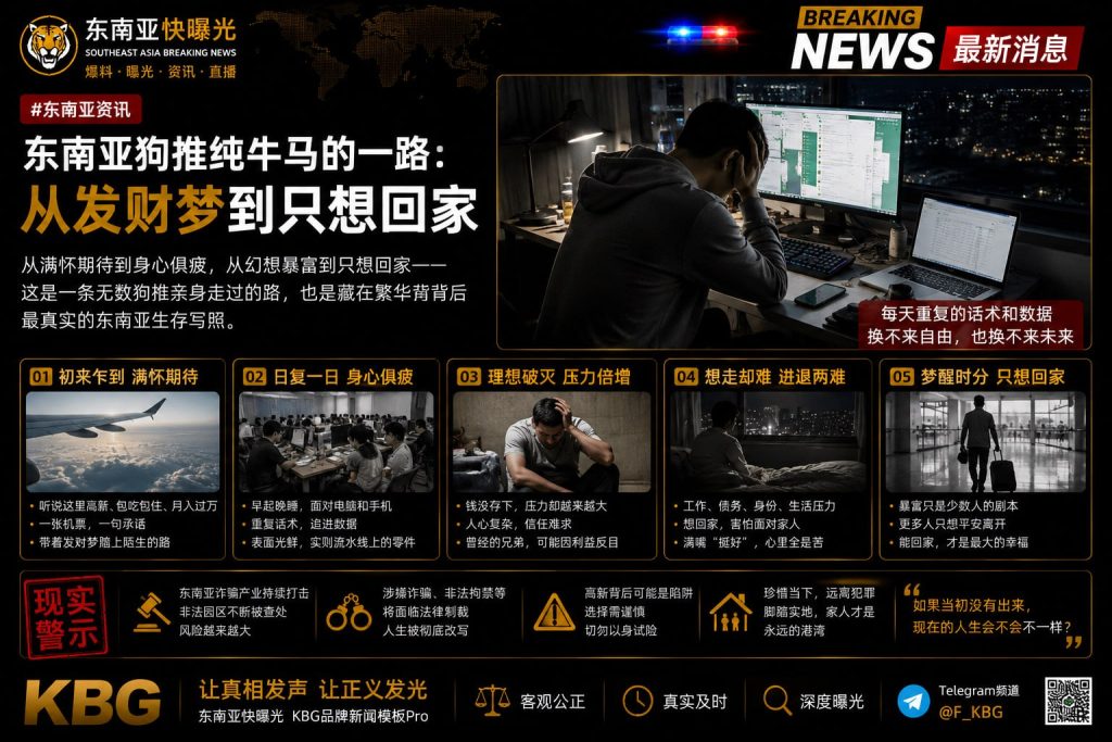 东南亚｜狗推纯牛马的一路：从发财梦到只想回家