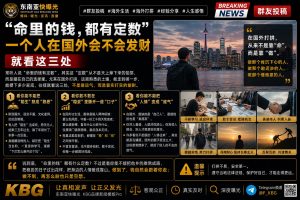 海外｜把陌生熬成熟悉、敢闯稳妥、用人情筑底气，海外打拼致富三要诀