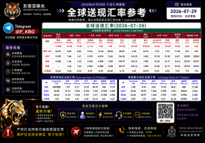 2026年7月29日东南亚汇率参考（人民币/USDT）