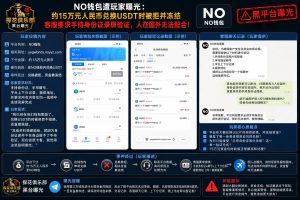 NO钱包｜多名网友反映15万元兑换USDT被拒并遭冻结，客服要求手持身份证录屏