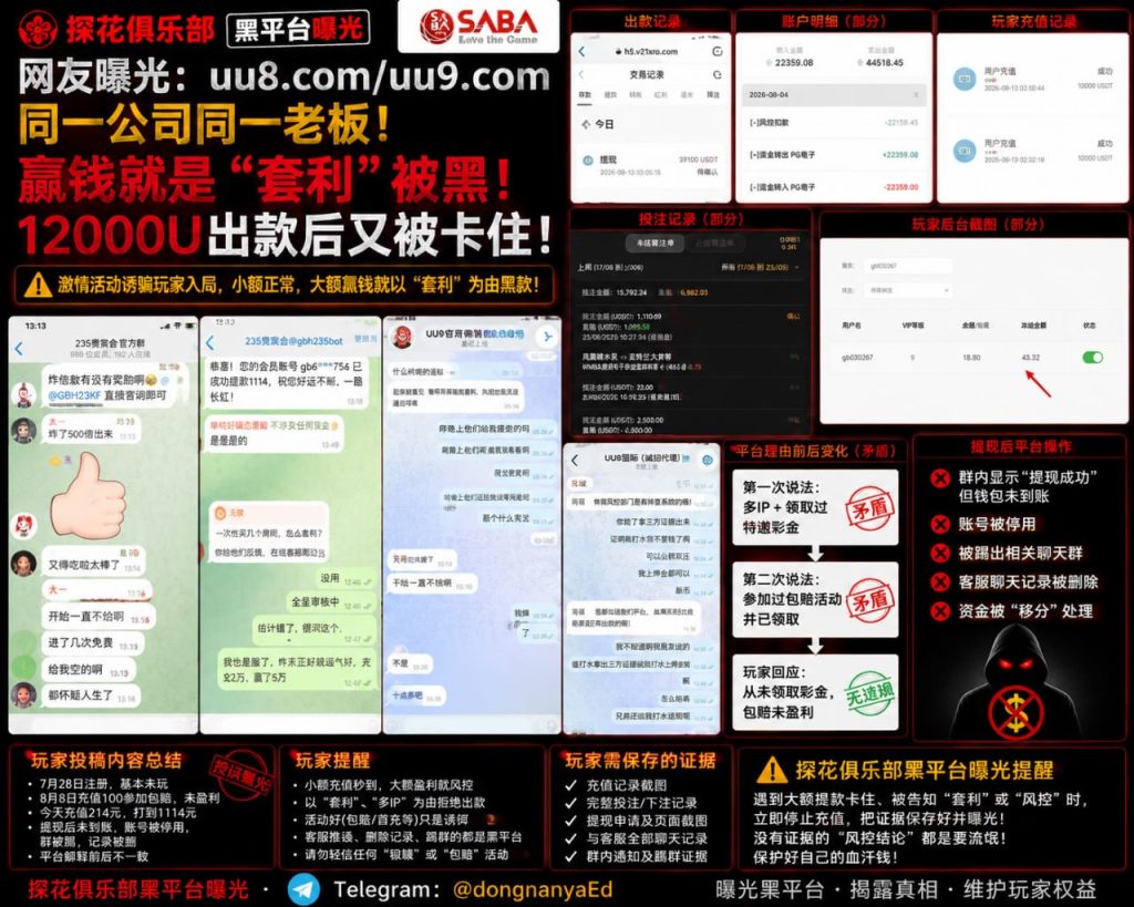 UU9与UU8平台｜网友反映盈利后提现遭扣除，被指疑似套利引发争议