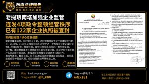 老挝｜琅南塔省工贸厅连发四项政令整顿市场 查封百余家违规企业执照