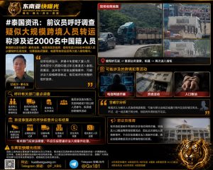 泰国资讯｜前议员呼吁调查达府近两千名中国籍人员跨境转运事件