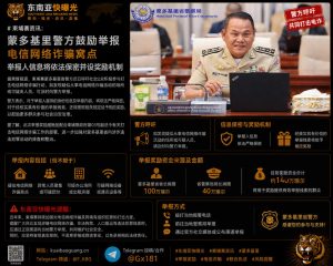 柬埔寨资讯｜蒙多基里警方鼓励举报电信网络诈骗窝点并设奖励