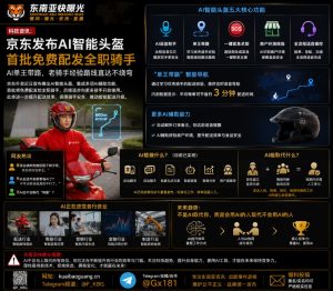 中国｜京东发布AI智能头盔，提升配送效率