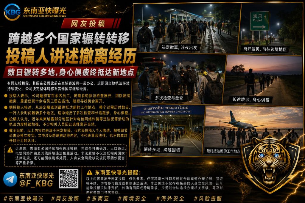 柬埔寨｜公司因执法环境持续加严整体撤离，百余员工跨国转移安置