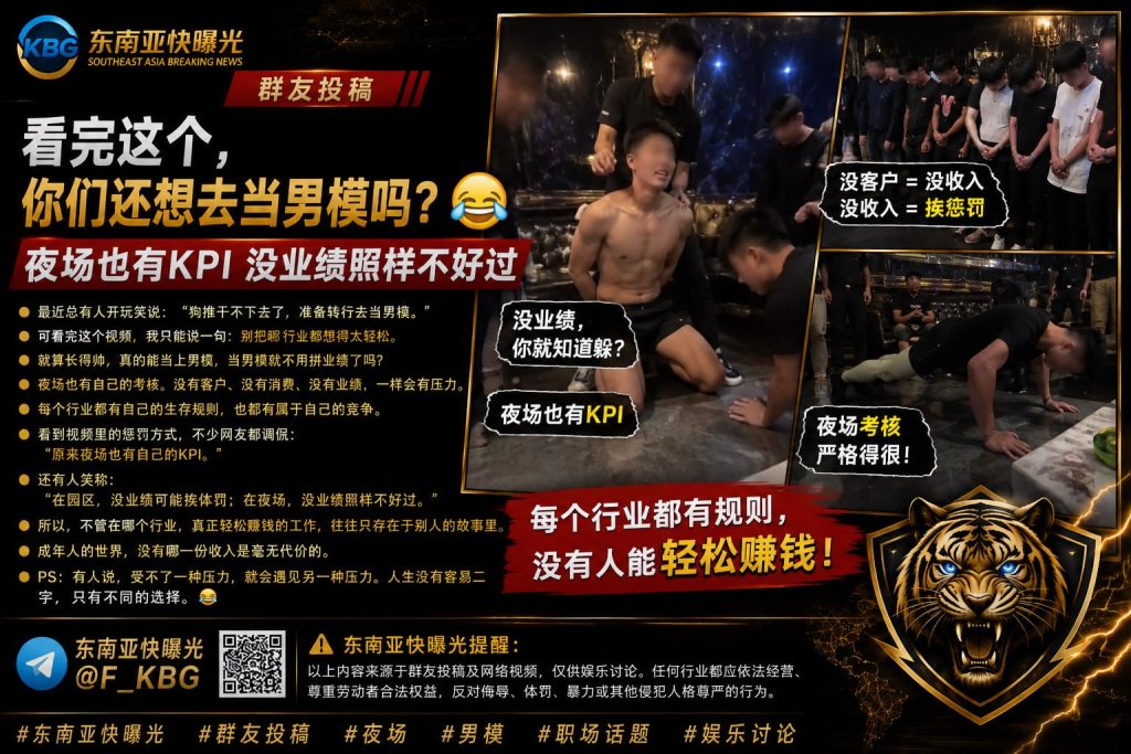 东南亚｜夜场男模转行遭惩罚，行业压力显现，职场竞争激烈