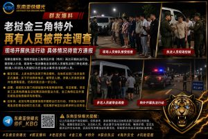 老挝｜金三角特外再次开展执法行动，多名涉嫌违法人员被带走调查