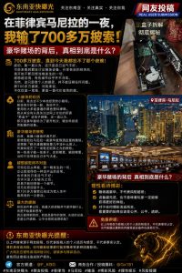 菲律宾｜在马尼拉的一夜，我输了700多万披索