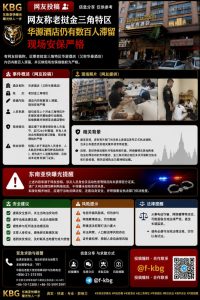 老挝｜金三角特区华源酒店数百人滞留安保严密，警方持续检查