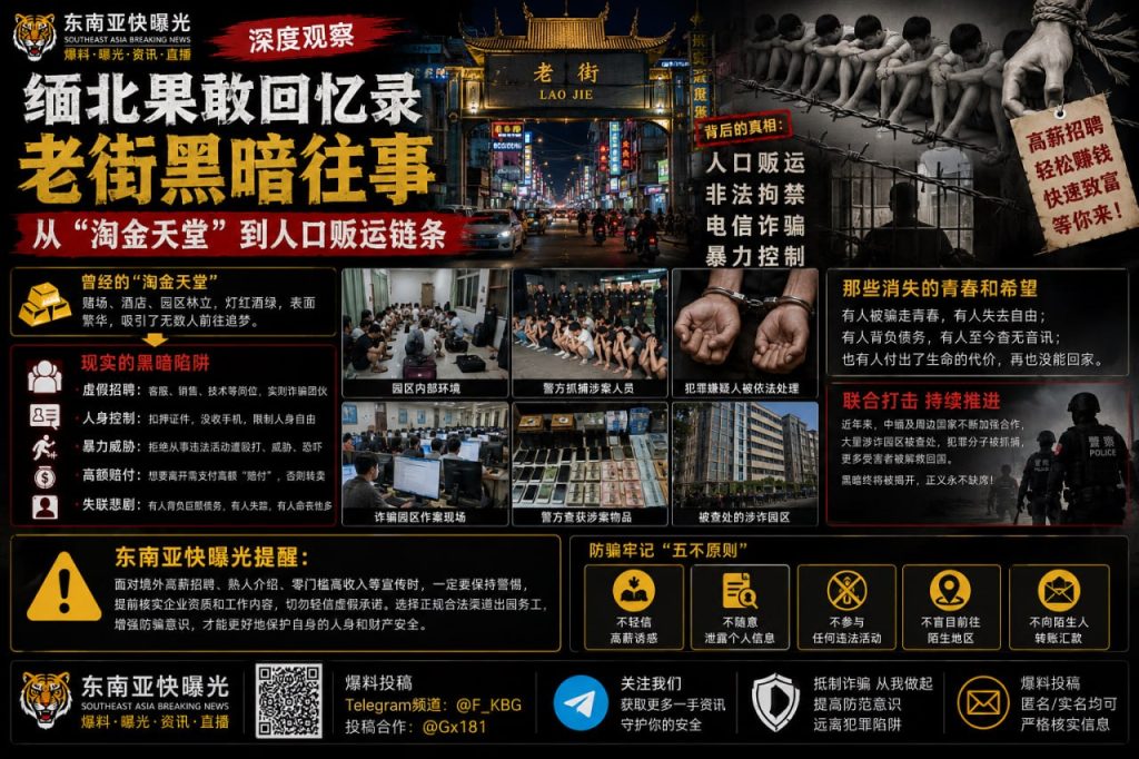 缅甸｜果敢老街从“淘金天堂”沦为人口贩运黑暗链条悲剧