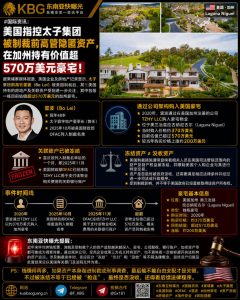 美国｜财政部冻结柬埔寨太子集团前高管雷波加州570万美元豪宅关联账户