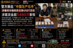 泰国资讯｜警方破获USDT洗钱案，关昌·谢涉案资金超5480万泰铢