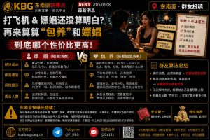东南亚｜包养与嫖娼性价比对比：成本、情绪价值与风险全解析
