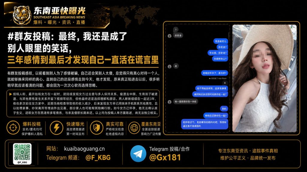 柬埔寨｜三年感情终成骗局：女方多次隐瞒、借债与怀孕真相