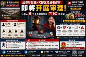 越南资讯｜缅甸妙瓦底KK园区跨境电诈案即将开庭审理