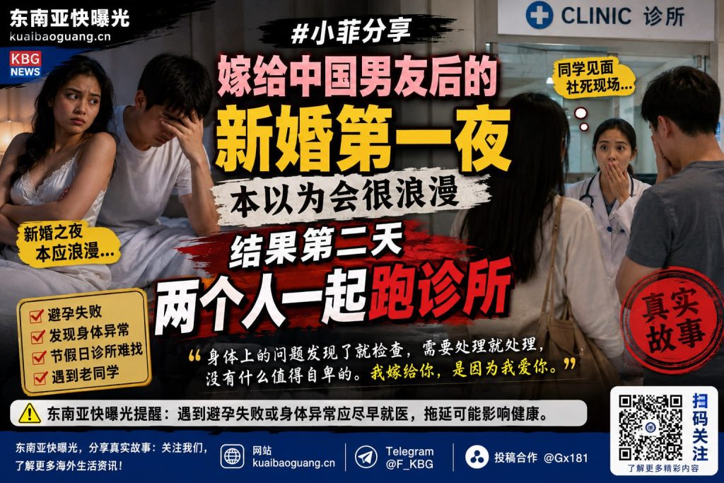 菲律宾｜新婚夜避孕套不合适导致尴尬，次日夫妻连跑诊所检查