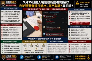 中国资讯｜9月15日出入境新规引发热议，办护照需要查验银行流水和房产吗