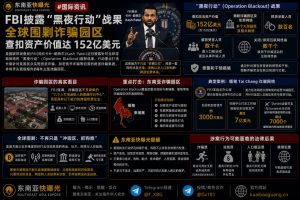 国际资讯｜FBI披露黑夜行动战果，全球围剿诈骗园区查扣资产达152亿美元