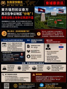 柬埔寨资讯｜柬方强烈抗议泰方在Chouk Chey村争议地区再次分配土地