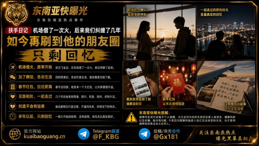 柬埔寨资讯｜机场借火开启一段异国情缘，海外漂泊者的几年情感纠葛与回忆