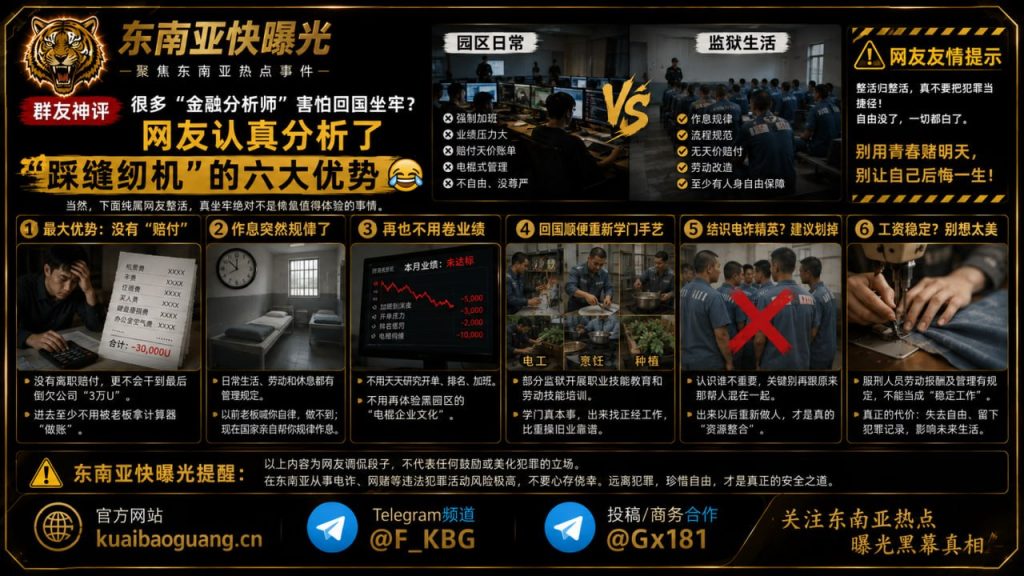 东南亚资讯｜网传金融分析师害怕回国引发热议，网友盘点踩缝纫机六大优势