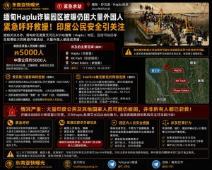 缅甸｜Haplu诈骗园区仍困外国人，印度公民安全受关注