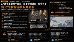 马来西亚吉隆坡｜A8体育陷入劳资风波，被指拖欠工资及转移业务