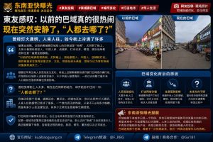 柬埔寨资讯｜巴域街头人流量明显减少，当地华人感叹昔日热闹景象有变