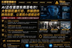 东南亚资讯｜人工智能重塑跨境电诈，团伙转向小型据点分散运作