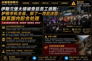 巴基斯坦资讯｜伊斯兰堡大楼遭警方清查，多名员工逃散后决定回国自首