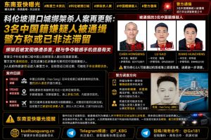 斯里兰卡资讯｜科伦坡港口城绑架杀人案更新，三名中国籍嫌疑人被通缉