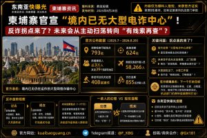 柬埔寨资讯｜官方宣布境内无大型电诈中心，反诈趋势与小型窝点面临清剿