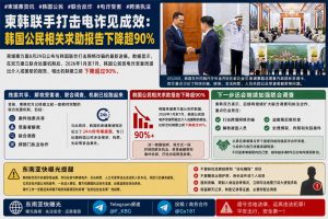 柬埔寨资讯｜柬韩联合打击网络诈骗显成效 韩国公民求助报告降九成