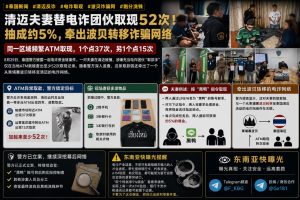 泰国资讯｜清迈夫妻涉嫌替电诈团伙取现52次，顺藤摸瓜牵出跨境犯罪网络