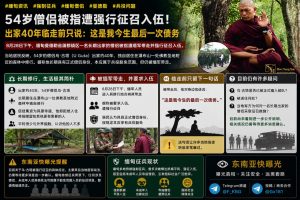 缅甸资讯｜曼德勒一名54岁僧侣被指遭强行征召入伍，出家已40年