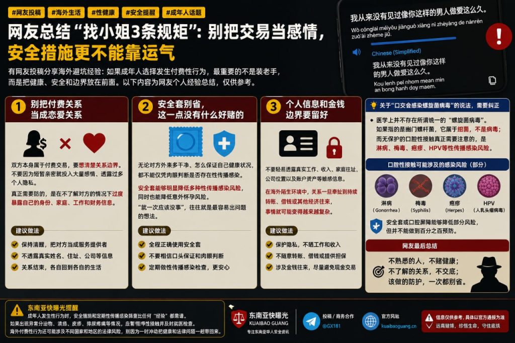 海外资讯｜海外网友分享付费行为避坑经验，提醒注意健康与安全边界