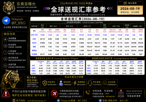 2026年8月19日东南亚汇率参考（人民币/USDT）