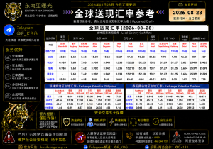 2026年8月28日东南亚汇率参考（人民币/USDT）