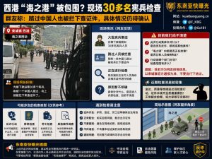 柬埔寨资讯｜西港海之港附近出现宪兵集结，现场人员被拦下核查证件