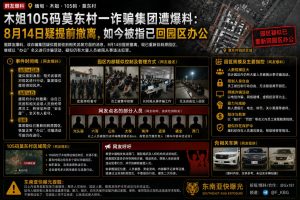 缅甸资讯｜木姐105码莫东村一诈骗集团遭爆料，被指提前撤离后又返回园区