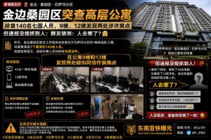 柬埔寨资讯｜金边桑园区突击高层公寓，查获两处涉诈窝点及大量设备