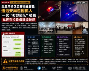 老挝｜金三角特区孟赛物业被治安局突围围捕打野团队行动
