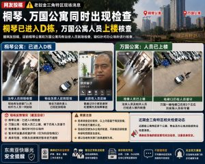 老挝金三角｜桐琴与万国公寓出现检查，治安人员上楼核查办公情况