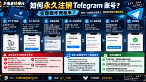 全球｜Telegram账号永久注销操作教程详细步骤指南
