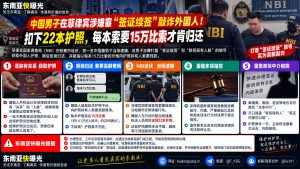 菲律宾资讯｜中国男子在帕赛市涉嫌签证续签敲诈被抓